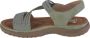 Rieker Sandalen zomerschoen sandaal sleehak met elastieken - Thumbnail 10