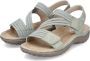 Rieker Sandalen zomerschoen sandaal sleehak met elastieken - Thumbnail 14