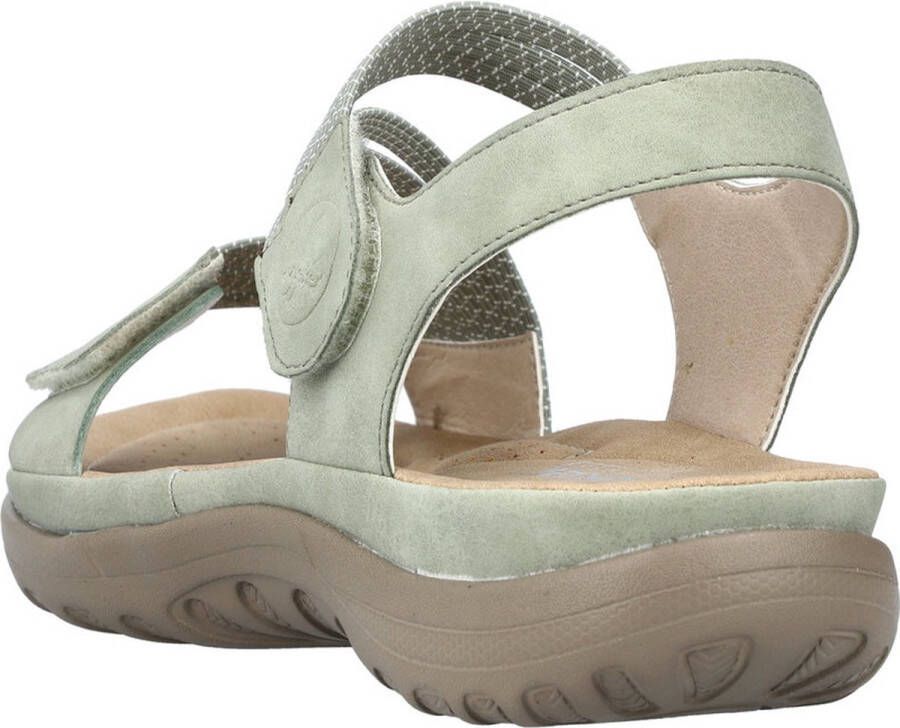 Rieker Sandalen zomerschoen sandaal sleehak met elastieken - Foto 8