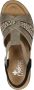 Rieker Elegante Comfortabele Sandalette Zwart Zilver Multicolor - Thumbnail 11