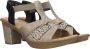 Rieker Elegante Comfortabele Sandalette Zwart Zilver Multicolor - Thumbnail 13