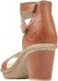 Rieker Sandalen met hak cognac Synthetisch Dames - Thumbnail 13