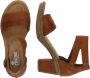 Rieker Sandalen met hak cognac Synthetisch Dames - Thumbnail 6