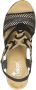 Rieker Zwarte sandalette met geweven bandjes en glitterzool Black Dames - Thumbnail 13