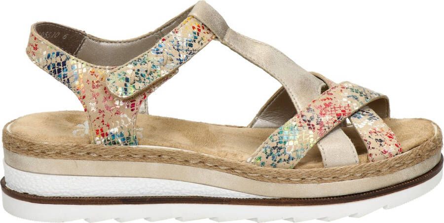 Rieker Sandalen Plat Sandalen Plat beige