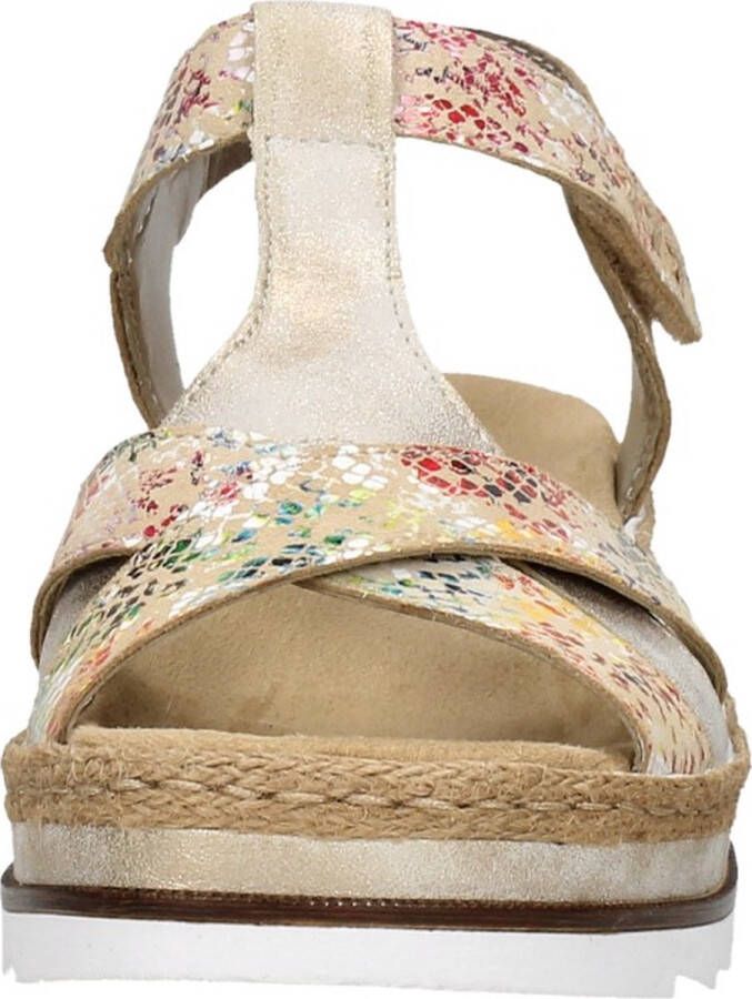 Rieker Sandalen Plat Sandalen Plat beige