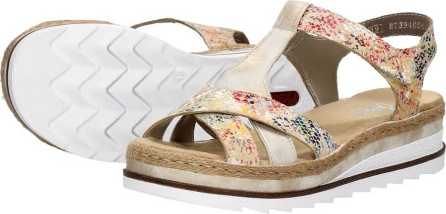 Rieker Sandalen Plat Sandalen Plat beige