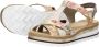 Rieker Beige Bloemen Zomer Sandaal Beige Dames - Thumbnail 14