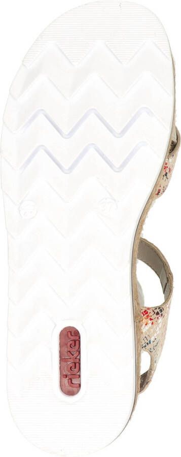 Rieker Sandalen Plat Sandalen Plat beige