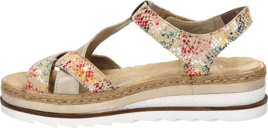 Rieker Sandalen Plat Sandalen Plat beige