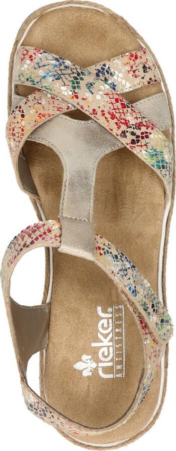 Rieker Sandalen Plat Sandalen Plat beige
