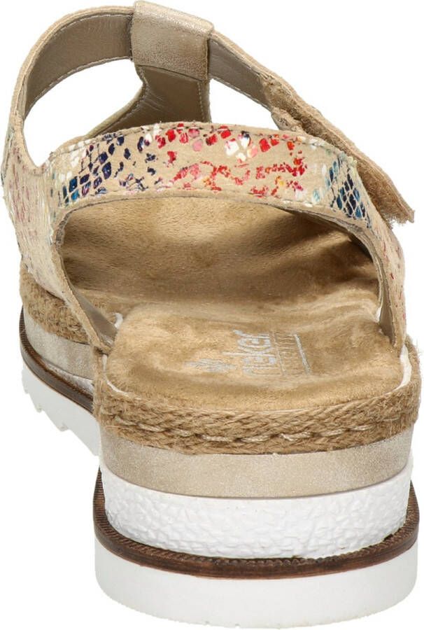 Rieker Sandalen Plat Sandalen Plat beige
