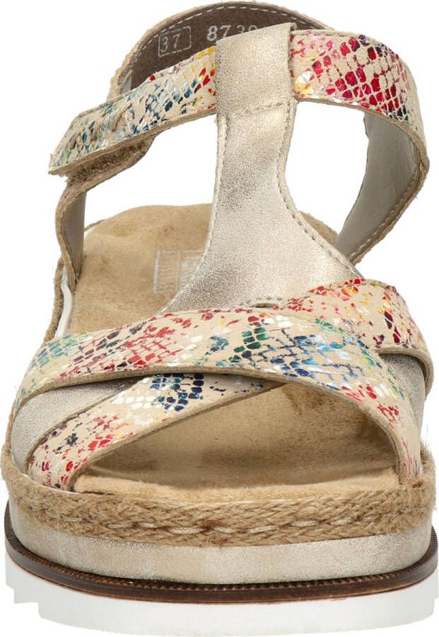Rieker Sandalen Plat Sandalen Plat beige