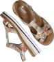 Rieker Beige Bloemen Zomer Sandaal Beige Dames - Thumbnail 9