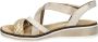 Rieker Sandalen Plat Sandalen Plat Goudkleur - Thumbnail 12