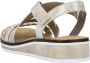 Rieker Sandalen Plat Sandalen Plat Goudkleur - Thumbnail 14