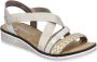 Rieker Sandalen Plat Sandalen Plat Goudkleur - Thumbnail 15