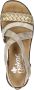 Rieker Sandalen Plat Sandalen Plat Goudkleur - Thumbnail 7