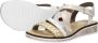 Rieker Sandalen Plat Sandalen Plat Goudkleur - Thumbnail 9
