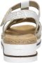 Rieker Comfortabele witte sandaal met leuke print White Dames - Thumbnail 11