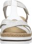 Rieker Comfortabele witte sandaal met leuke print White Dames - Thumbnail 15