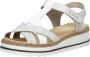 Rieker Comfortabele witte sandaal met leuke print White Dames - Thumbnail 7