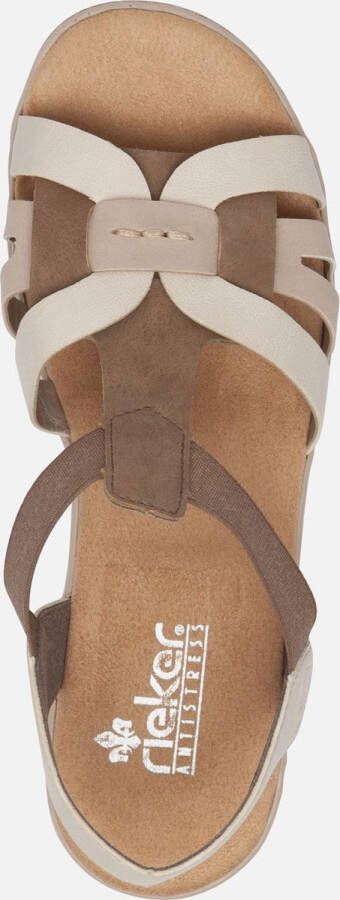 Rieker Sandalen taupe Syntheitsch Dames