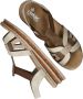 Rieker Beige Taupe Gevlochten Sandaal Beige - Thumbnail 9