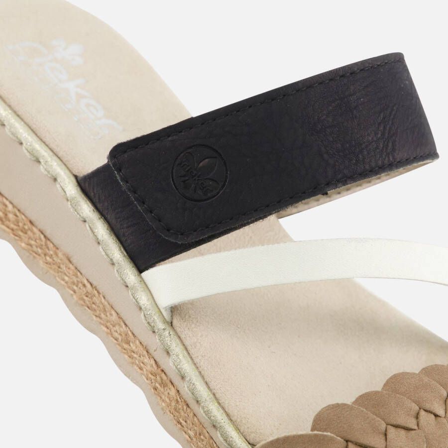 Rieker Sandalen taupe Synthetisch Dames