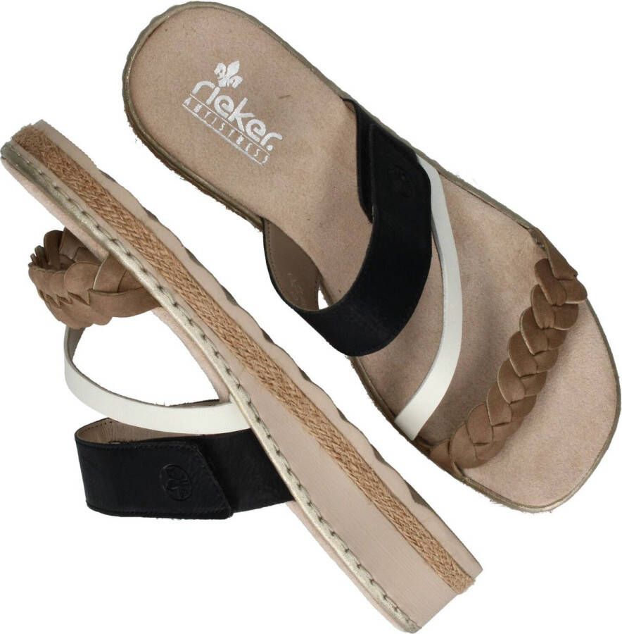 Rieker Sandalen taupe Synthetisch Dames