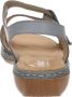 Rieker Comfortabele Zwarte Sandaal met Klittenbandsluiting Black - Thumbnail 13