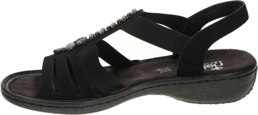 Rieker Sandalen zwart