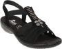 Rieker Sandalen zomerschoen sandaal sleehak met mooie versiering - Thumbnail 9