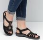 Rieker Sandalen zomerschoen sandaal sleehak met mooie versiering - Thumbnail 10