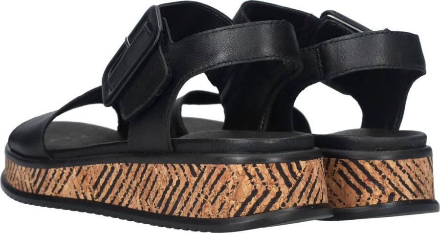 Rieker Sandalen zwart Synthetisch Dames