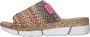 Rieker Slippers sleehak zomerschoen slippers in zomerlook - Thumbnail 7