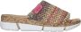 Rieker Slippers sleehak zomerschoen slippers in zomerlook - Thumbnail 11