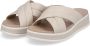 Rieker Comfortabele Leren Sliders voor Vrouwen Beige Dames - Thumbnail 35