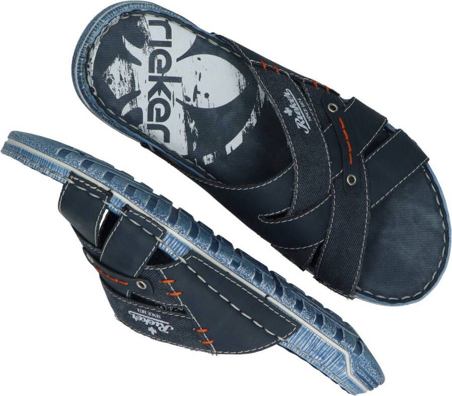 Rieker Slippers blauw