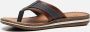 Rieker Comfortabele leren herenslipper Brown Heren - Thumbnail 14