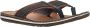 Rieker Comfortabele leren herenslipper Brown Heren - Thumbnail 9