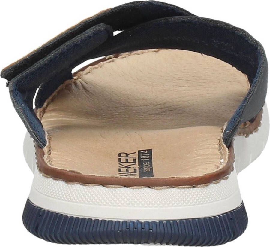 Rieker Slippers blauw Synthetisch