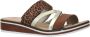 Rieker dames slipper Cognac - Thumbnail 4