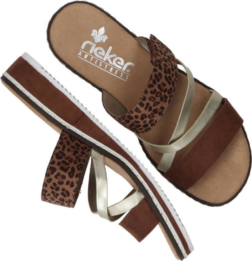 Rieker dames slipper Cognac - Foto 8