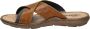 Rieker Bruine Leren Heren Slipper met Zacht Voetbed en Stoere Zool Bruin Heren - Thumbnail 5