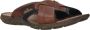 Rieker Bruine Leren Heren Slipper met Zacht Voetbed en Stoere Zool Bruin Heren - Thumbnail 6