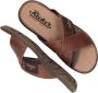 Rieker Bruine Leren Heren Slipper met Zacht Voetbed en Stoere Zool Bruin Heren - Thumbnail 7