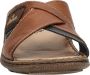 Rieker Bruine Leren Heren Slipper met Zacht Voetbed en Stoere Zool Bruin Heren - Thumbnail 8