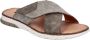 Rieker Slippers zomerschoen slippers klittenbandschoen met klittenbandjes - Thumbnail 27