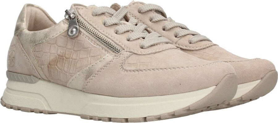 Rieker Sneakers Beige Suede 101202 Dames Suède - Foto 7
